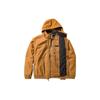 Timberland Solid Color Outdoor Waterproof Three-In-One Hooded Jacket Men Jackets Wheat A6NFS-P47