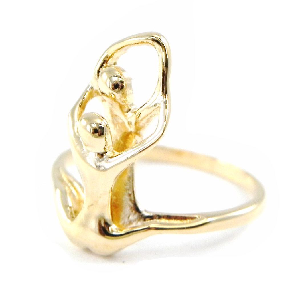 Gullbelagt 'par'-ring