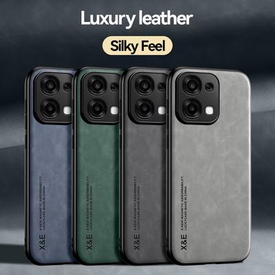 Para OPPO A6 A6 Pro Lentes Resistentes al Desgaste Funda de Teléfono de Piel de Oveja con Cobertura Total Anti-Caídas Anti-Huellas Dactilares