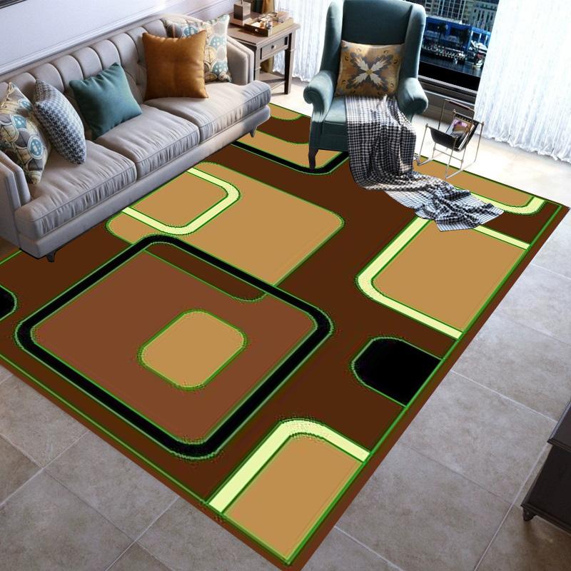 Geometric Modern Rugs Area Carpet Non-slip Floor Mat Door Family Bedroom Carpet Indoor Children's Play Throwing Yoga Mats