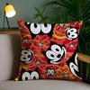 F-Felix The Cat Exquisite Cushion Cover Soft Short Plush Double-Sided Printing Home Decor Machine Washable Pillow Case Gift