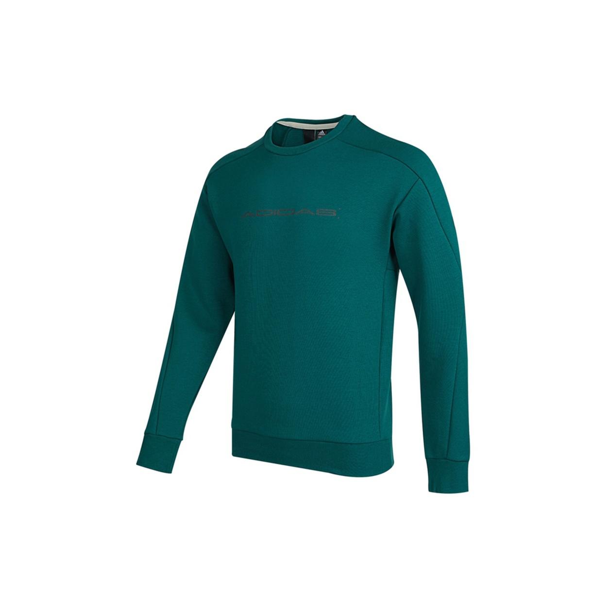 Men s adidas Th Eng Sweat Logo Printing Casual Sports Pullover Forest Green H39277 M