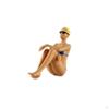 1/64 Diorama Figure Miniature Beach Surfing Scene Handpainted Lounge Chair Model for Fariy Garden