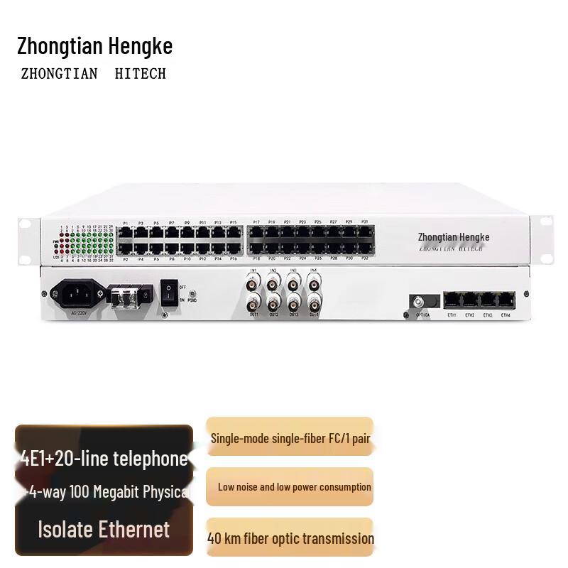 ZT-HEK Multi-Service Optical Fiber Multiplexer