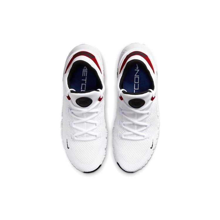 Nike Scarpe da Ginnastica Unisex Free Metcon 4 Giorno dei Veterani Bianco Rosso Ginnasio Blu Reale Profondo DJ3020-106