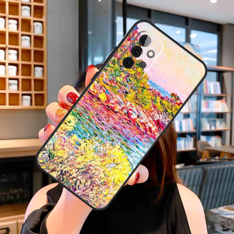 Pojemnik na obraz olejny w stylu Moneta dla Samsung Galaxy A13 A36 A56 A23 A52 A32 A12 A54 A34 A14 A16 A26 A33 A53 A15 A35 A55