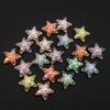 20Pcs/Pack Loose Bead Creative Eye-catching Accessory Pentagram Shape DIY Bead Jewelry Making Craft