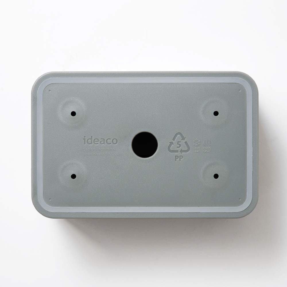 ideaco Compact Tissue Case, Black, Wall Mount, Screws, Magnet Included