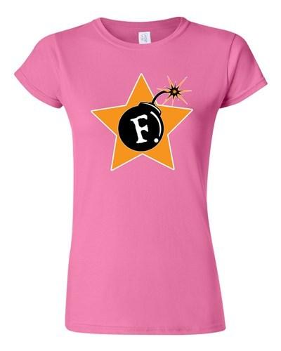 Junior F Bomb Word Funny Humor Novelty DT T-Shirt Tee Unisex T-Shirt S