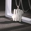 Men's Titanium Steel Hip Hop Pendant Necklace - Trendy, Non-fading Street Style