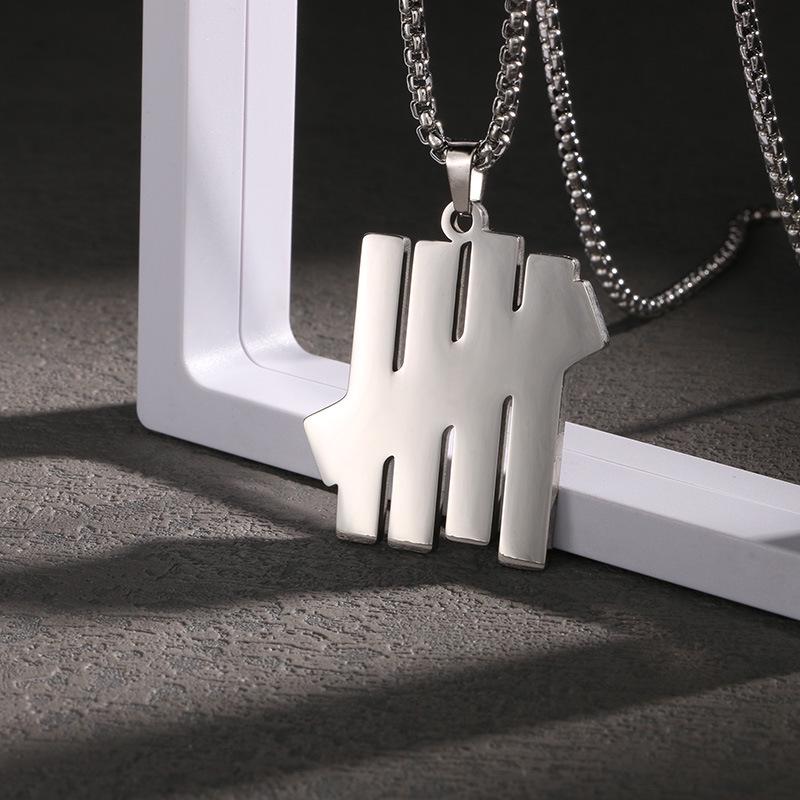 Men's Titanium Steel Hip Hop Pendant Necklace - Trendy, Non-fading Street Style