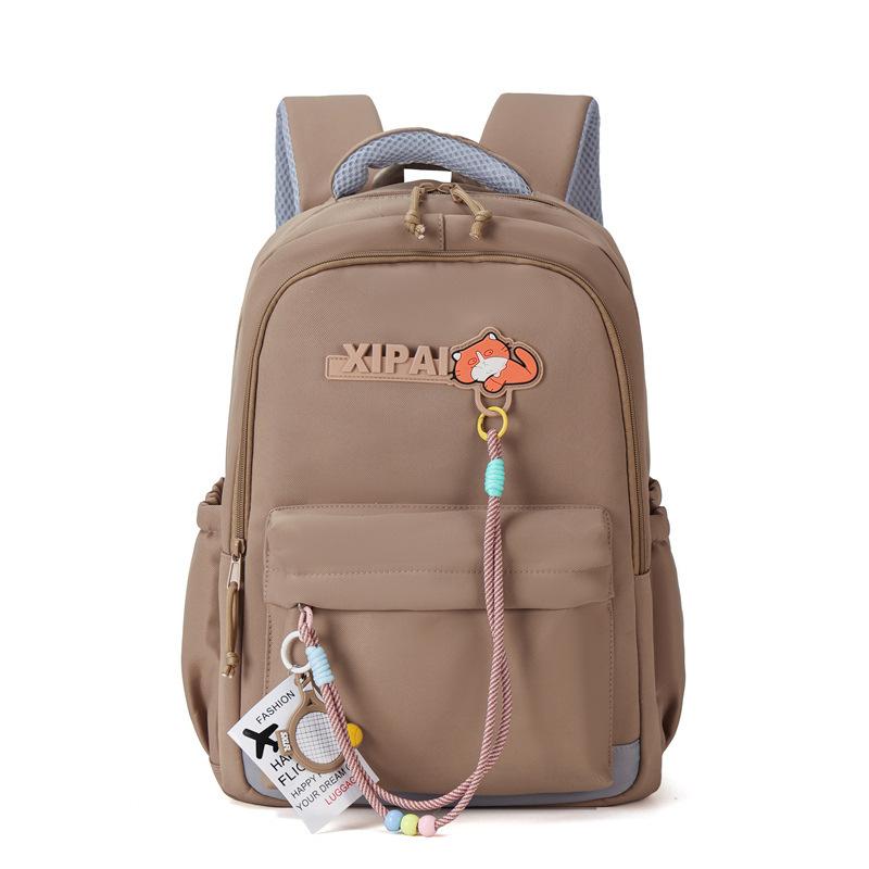 Schoolbag Simple and Versatile High-value Backpack Women's Light and Fashionable Large-capacity Schoolbag Short Trip Daily Commuter Backpack