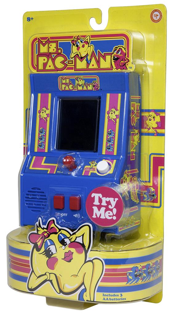 Basic Fun Mini Jogo de Arcade 09614 Produto Genuíno Ms. Pac-Man