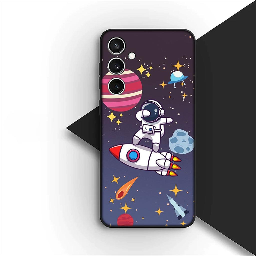 Moon Astronaut Universe Galaxy Stars Phone Case for Motorola Moto G86 G57 E14 E15 G14 G34 G67 G84 G24 A54 G15 Power E22 Cover