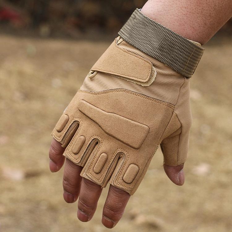 Tactical Gloves Outdoor Cycling Men and Women's Sports Fitness Field Mountaineering Motorcycle Performance Half Finger Gloves
