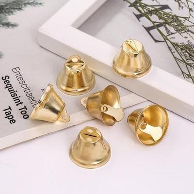 10pcs Bells Ornaments Trumpet Mini Jingle Bells For DIY Handmade Crafts Pet Hanging Party Wedding Christmas Decor