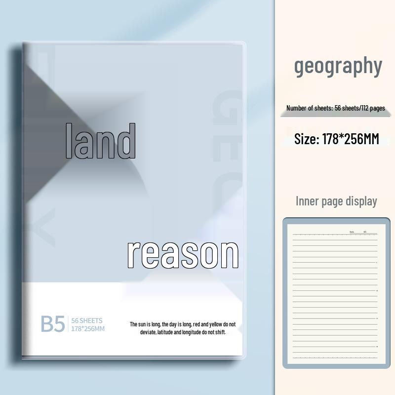 B5 Mehrfächerhefte: Komplettset für Politik, Geschichte, Englisch und Chemie - Perfekt für Schüler der Mittelstufe, Oberstufe und Studenten