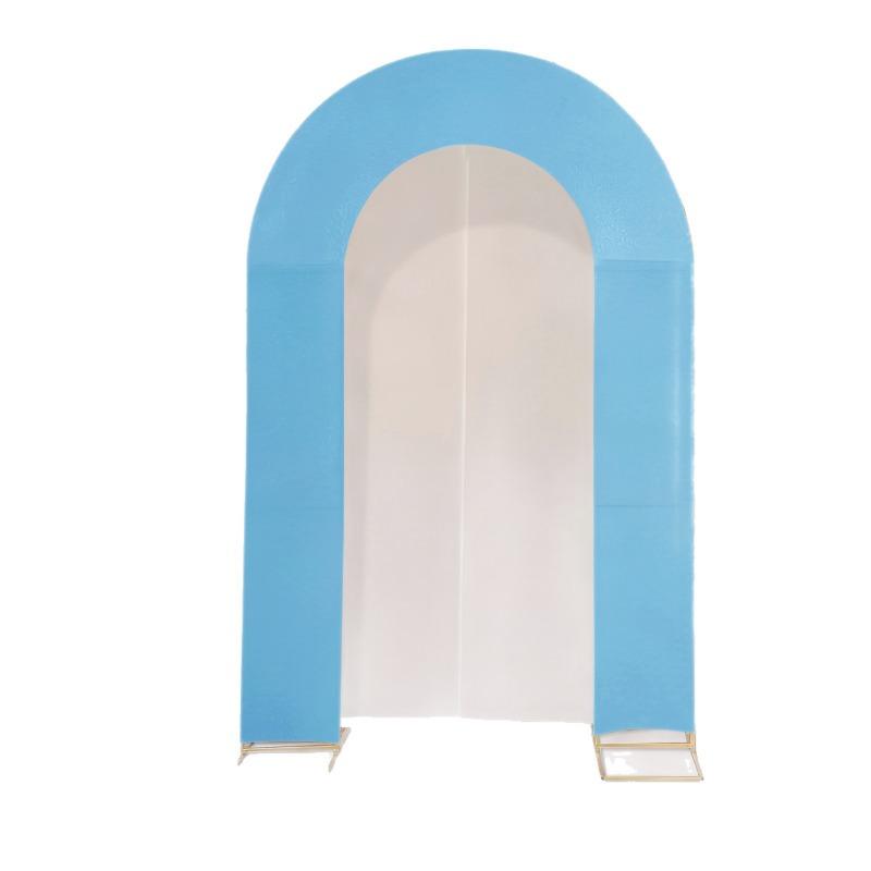 High Elasticity U-Shaped Arch Backdrop Cover for Birthday Baby Shower Wedding Party Decoration Stretchy Open Stand Cover