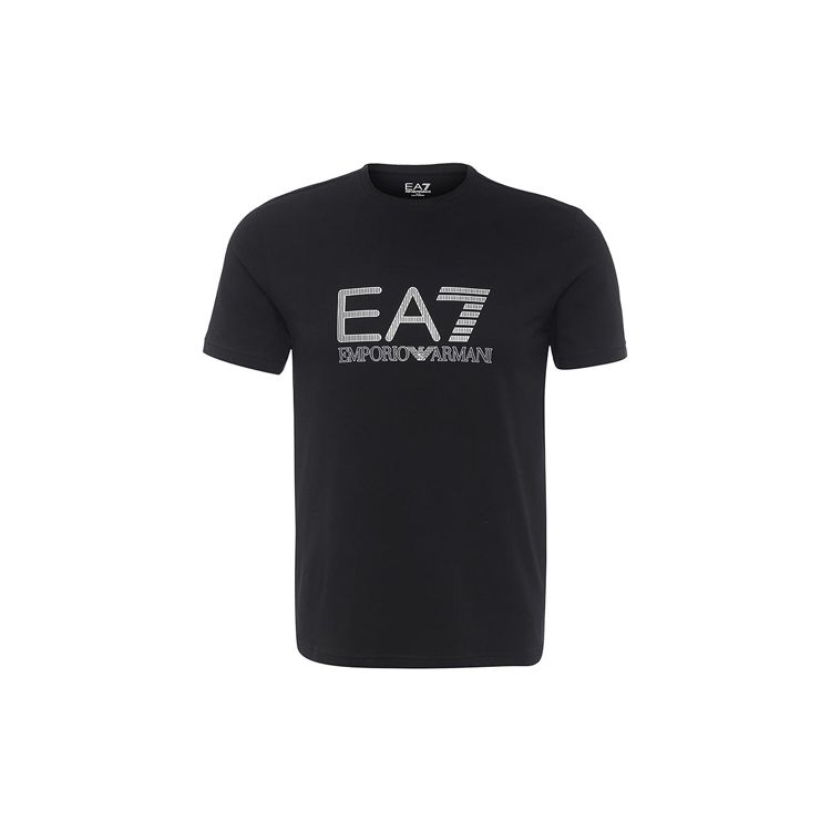 Emporio Armani EA7 Logo Short Sleeve T-Shirt Men tops Black 3YPTB3-PJ03Z S