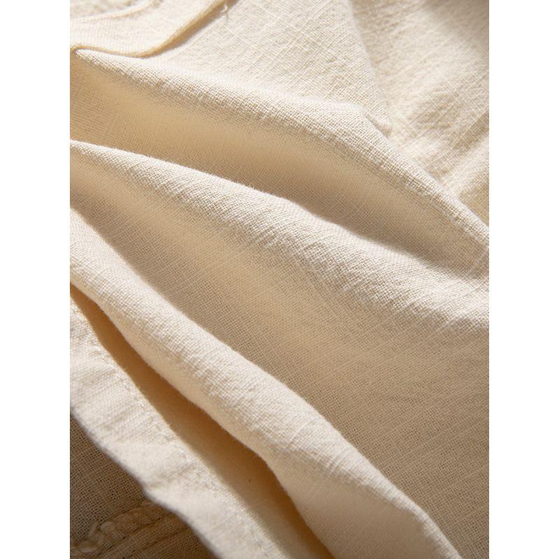 Pants Men's Spring and Autumn Cotton Straight Loose All-Match Casual Pants Trendy Brand Trendy Men's Wide Leg Drape Trousers