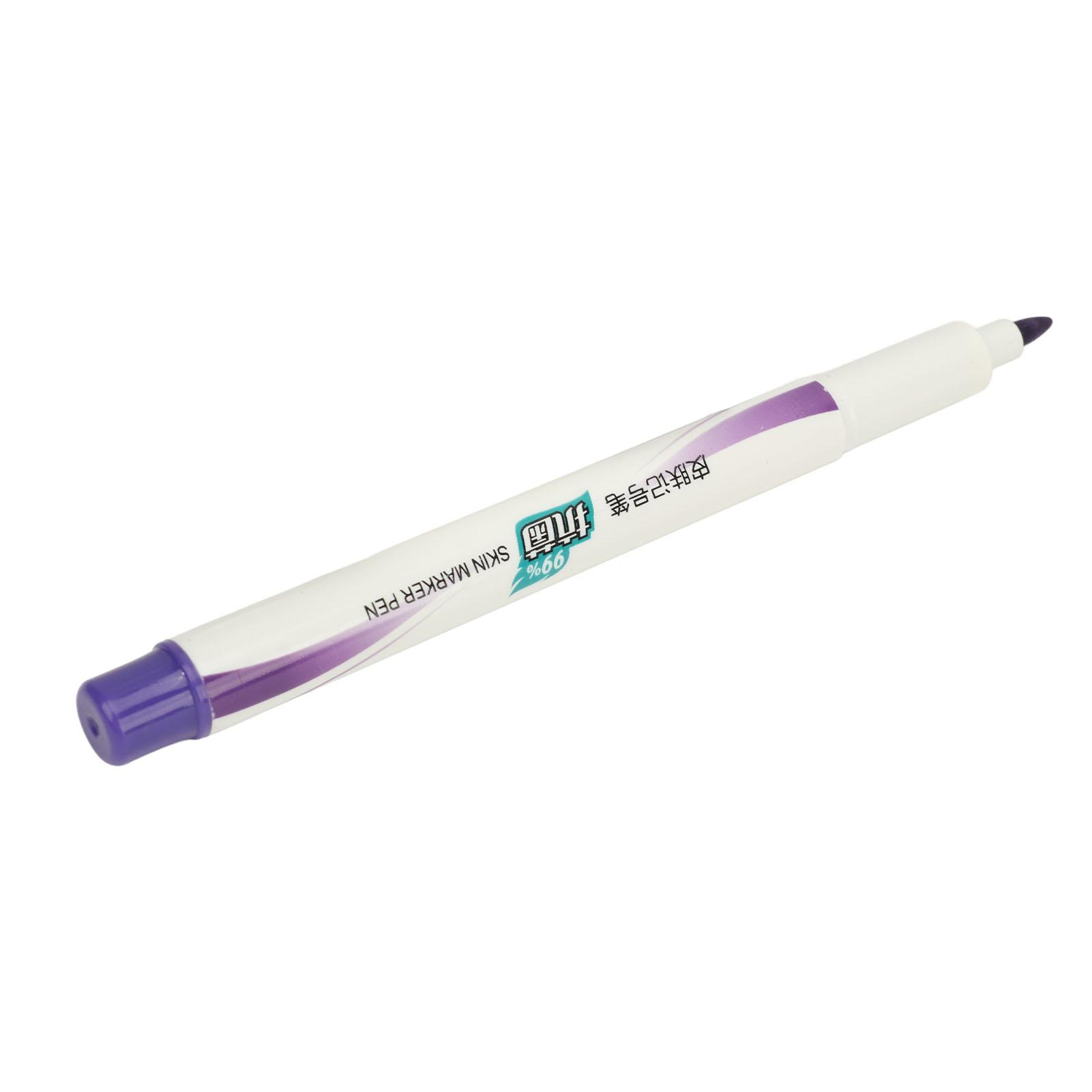 Тату-маркер Надежный Безопасный Универсальный Временный Маркер для Кожи с Линейкой Для Кожи Головы Бровей Губ