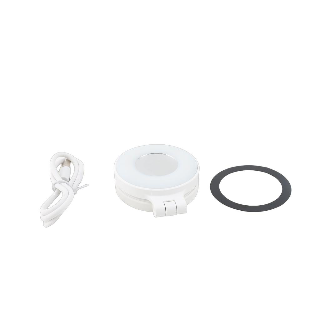 Magnetic Selfie Light 3 Colors 2500 to 8500K Telescopic Folding Rechargble Phone Selfie Fill Light for Video Recording Makeup Photography