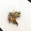Car Wolf Head Car Sticker Metal Wolf Head Car Logo Wolf Head Mid-grid Modified Logo 3D Three-dimensional Wolf Head Faucet