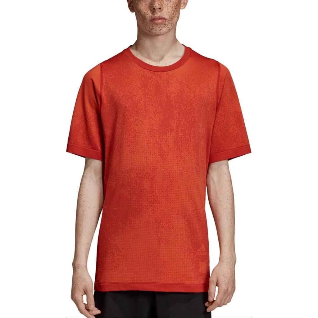 adidas X Undefeated Knit Tee Orange Men Streetwear DY3264