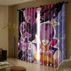 2pcs K-pop Saja Boys Print Blackout Curtains Insulation Multiple Size Living Room Holiday Decoration, Machine Washable