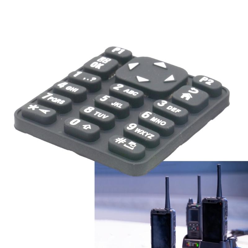 Black Plastic Rubber Keypad For XPR7550e XPR7580e DGP8550e DP4800E DP4801E Two Way Radio Accessories Construction Sites