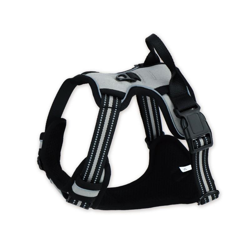 Adjustable Reflective Dog Harness Small Medium Large Breeds Walking Leash No Pull Chest Strap Golden Retriever Labrador