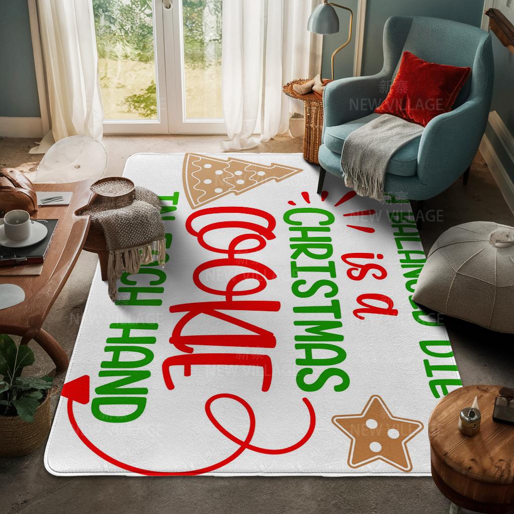 Koberec ke vchodu do domu Rohožka ke dveřím do domu Obývací pokoj Vana Koupelna Protiskluzové koberce s absorpcí vody vana Veselé Vánoce zima