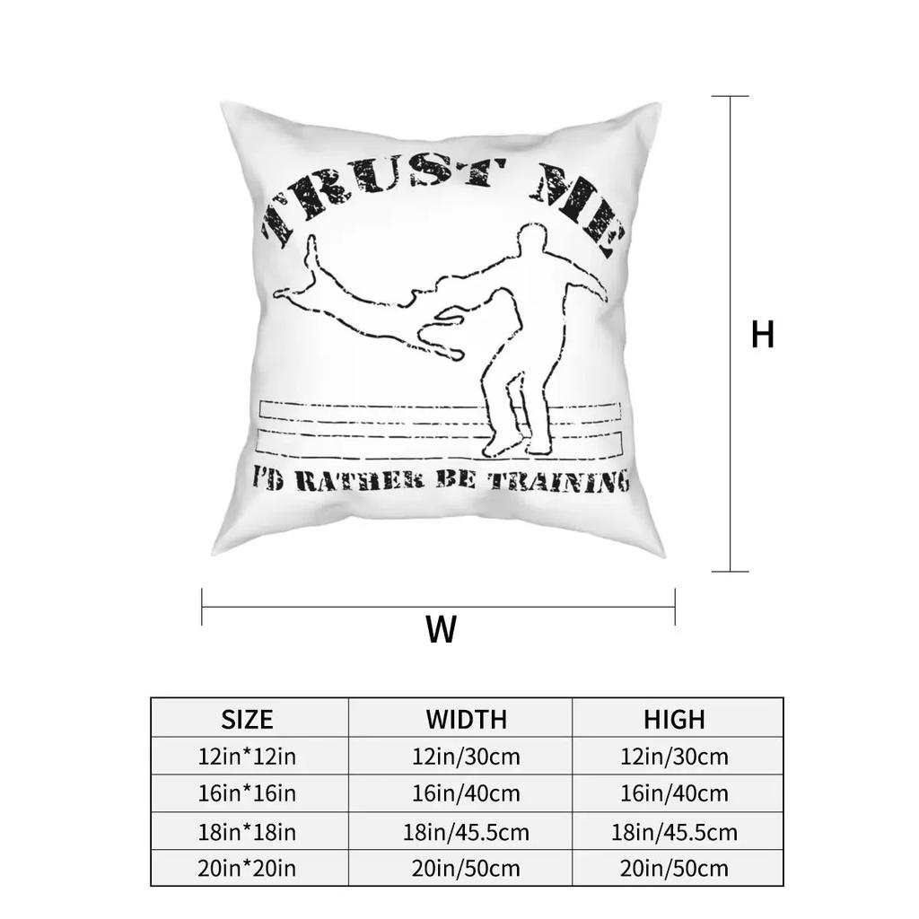 Trust Me I'd Rather Be Training Square Pillow Case Polyester Cushions for Sofa Malinois Belgian Dog Awesome Cushion Covers