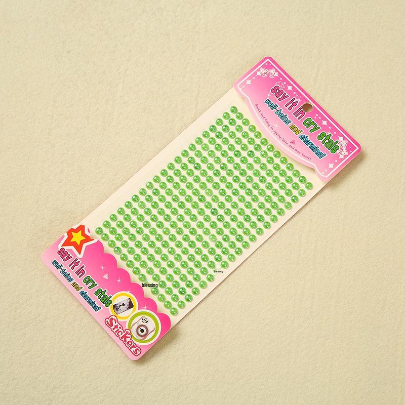 260pcs Acrylic Pearl & Rhinestone Stickers for DIY Decoration – Multi-Specification Customization
