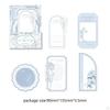 4 Pieces Embossed Notes Journal Decoration Collages Crafts Decorating Creative Elegant Art Scrapbook