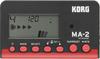 KORG Metronome Ideal for wind brass a cappella and individual Features 100 hours of continuous lightweight and compact MA-2 (Black/Red) - ensembles,