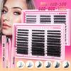 300 Clusters Of Thick Single-Cluster D-Song False Eyelashes Set 8-18Mm Curled Diy Segmented Eyelashes