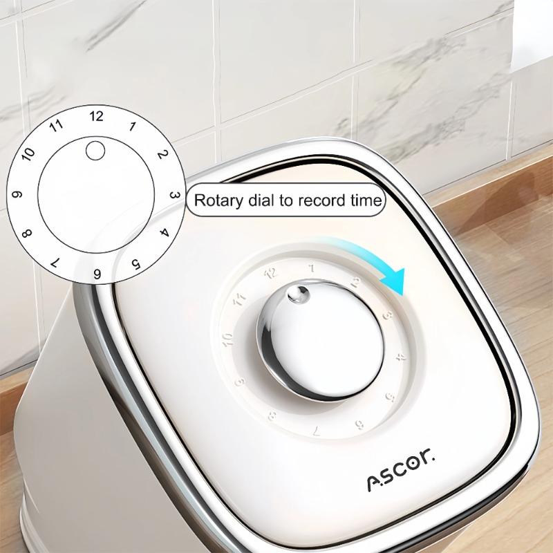6KG Rice Container Rice Storage Box Sealed Cereal Dispenser with Buckle Insect Proof Grain Pet Food Container Kitchen Organizer