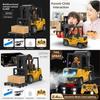 Remote Control Alloy Fork Lift Truck Crane Toy Lift Spray Simulated Sound Design