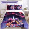 Set Biancheria da Letto KPOP Hunter 3 Pezzi Copripiumino Chiusura Include 1 Copripiumino & 2 Federe per Tutte le Stagioni Camera da Letto Casa Arredamento Stanza del Dormitorio