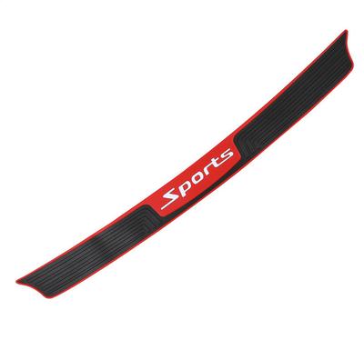 Protection de Pare-chocs Arrière en Caoutchouc Bande Décorative Garde de Seuil de Coffre Couverture Anti-rayures