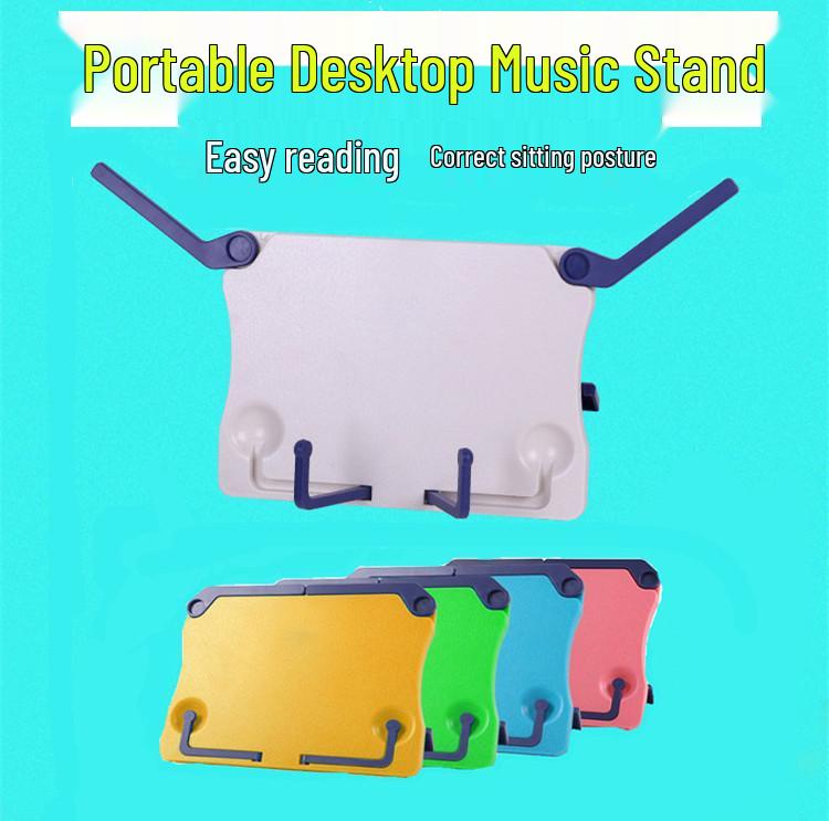 Taşınabilir Katlanır Masaüstü Müzik ve Tablet Standı