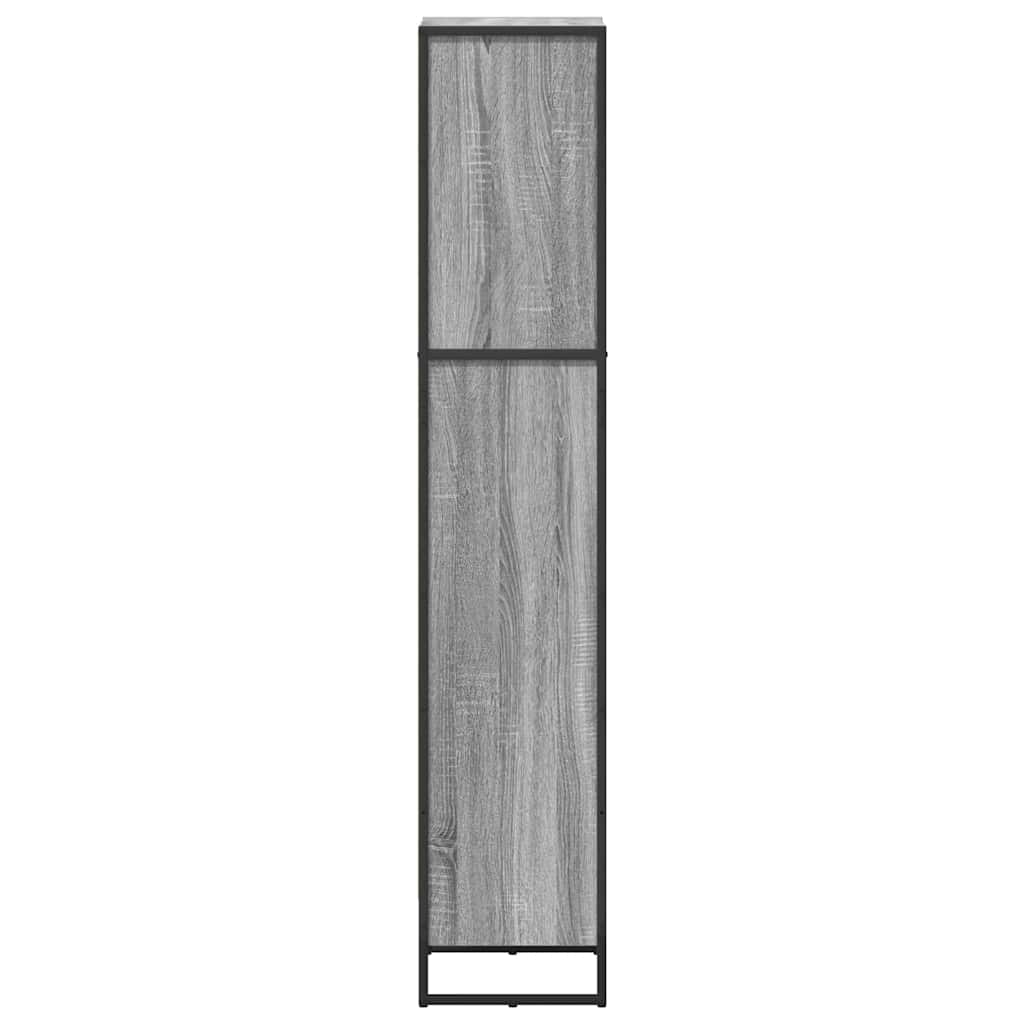 Bookshelf Grey Sonoma 40 x 30 x 155 cm Engineered Wood