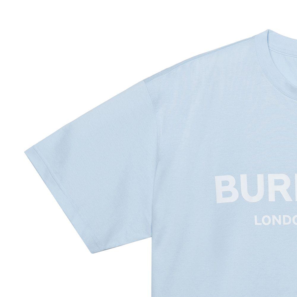 Burberry Regular Sleeve T Shirt Women's Sky Blue 80212711