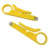 Small Wire Stripper & Crimping Tool - Yellow Knife for Network Cables