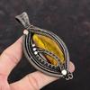 Tigerauge Anhänger Kupferdraht umwickelt Anhänger Unikat Kupfer Design Schmuck handgemachter Anhänger echter Edelstein Schmuck Jahrestag Geschenk für Mama