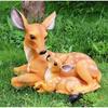 Resin Thedecorshed Deer Two Deer Action Idol For Garden Decor,Garden Side,Garden Side Animals,Deer Figure,Deer For Garden,Animal Figures