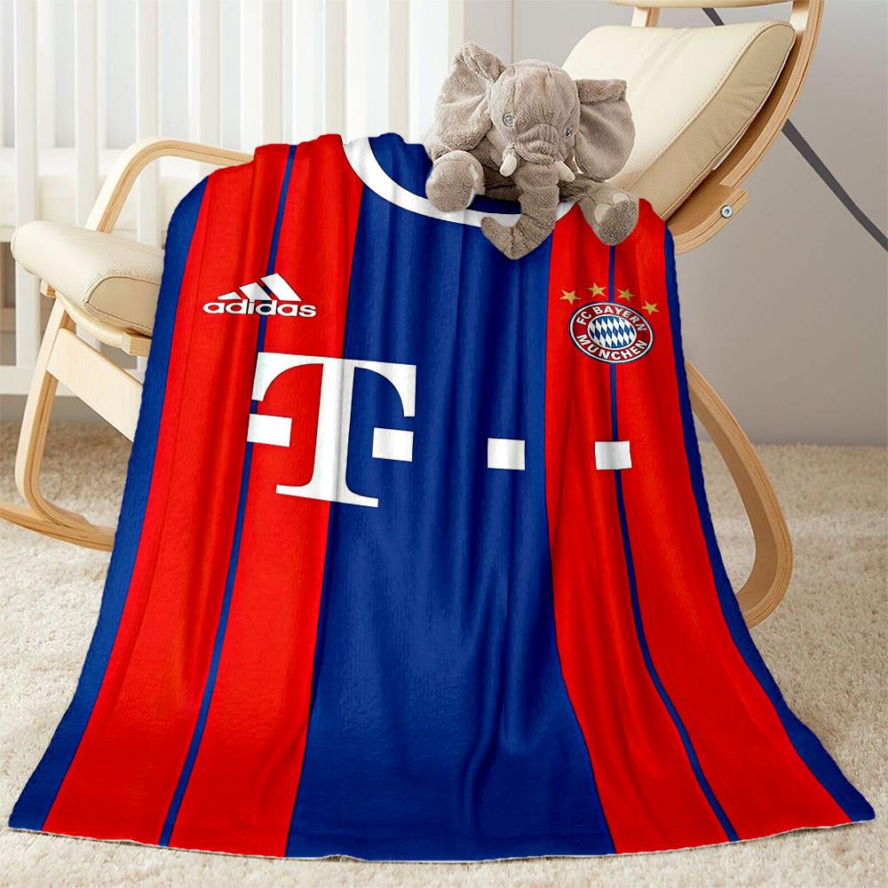 Bayern Munich Blanket Durable Comfort Perfect for Bed Sofa Office for All Seasons Warmthful Decor Perfect Gift for Relatives and Friends