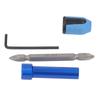 Hex Shank Screwdriver Bit Holder Alloy Steel Dual Sided Driver Bit Limit Stop L Wrench Set for