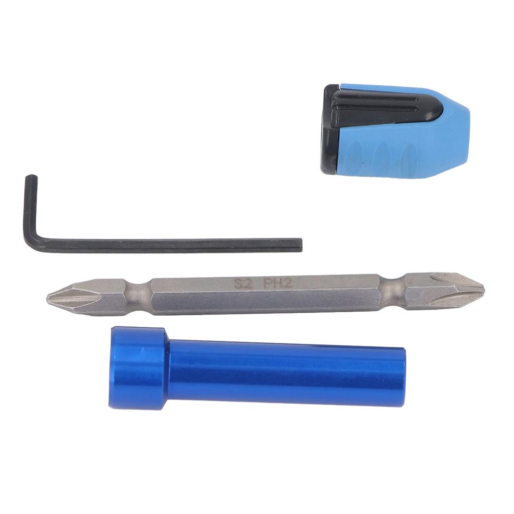 Hex Shank Screwdriver Bit Holder Alloy Steel Dual Sided Driver Bit Limit Stop L Wrench Set for